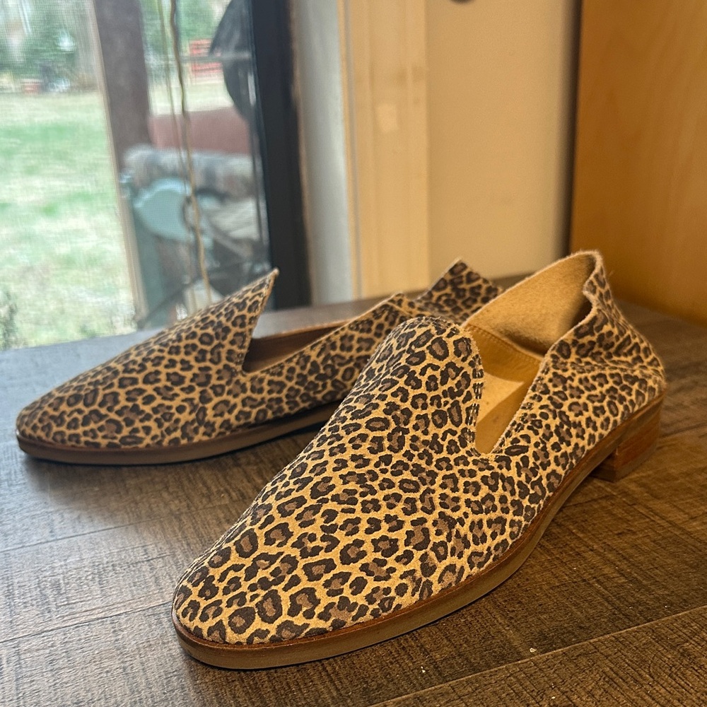 Lucky Brand Leopard Print Loafers